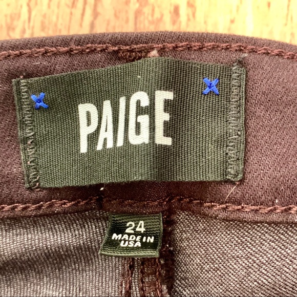 Paige Verdugo Ankle Jeans in Java Brown - Picture 8 of 12